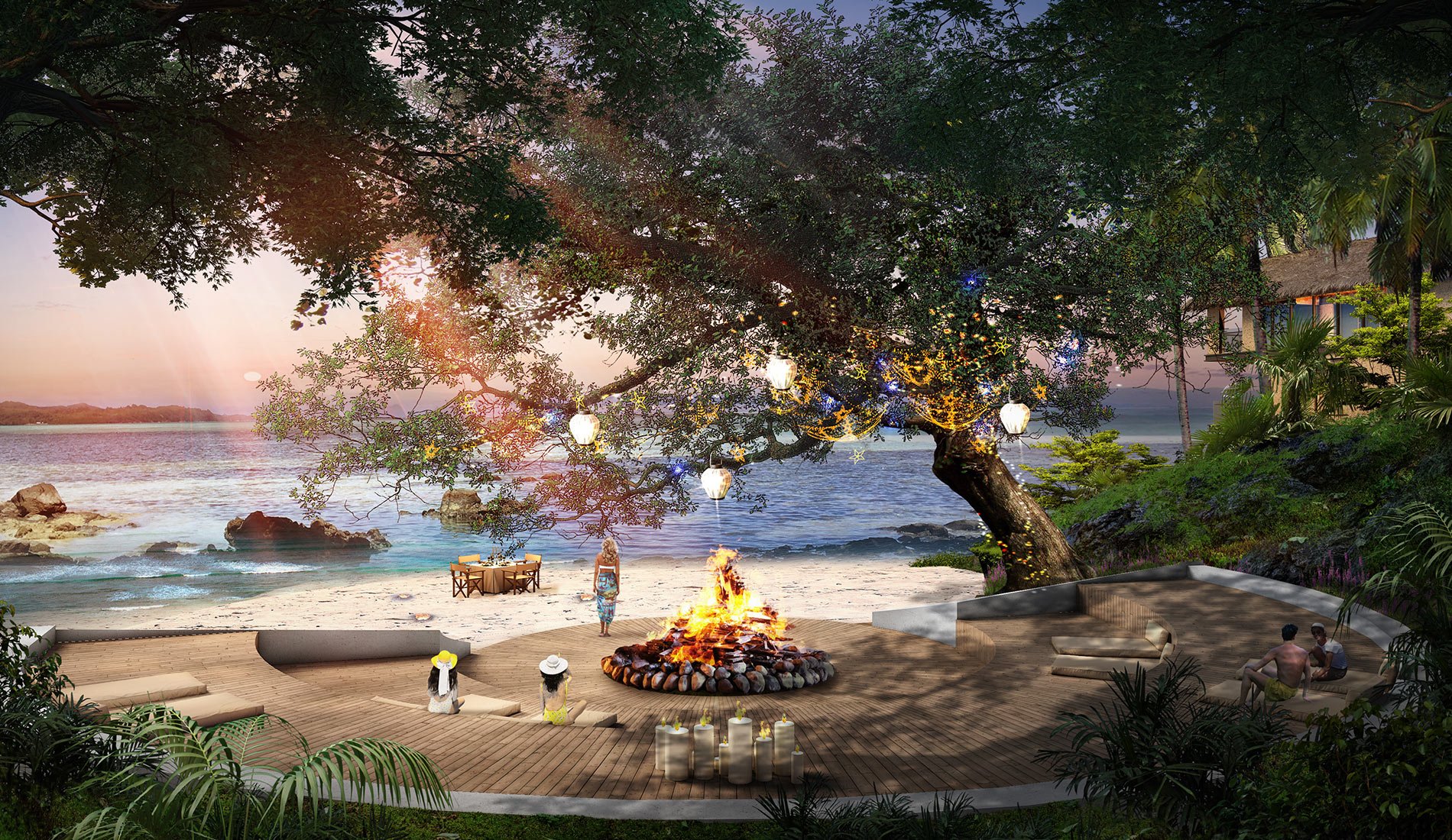 Palau Sunrise Sea View Landison Retreat terrasse 5 étoiles